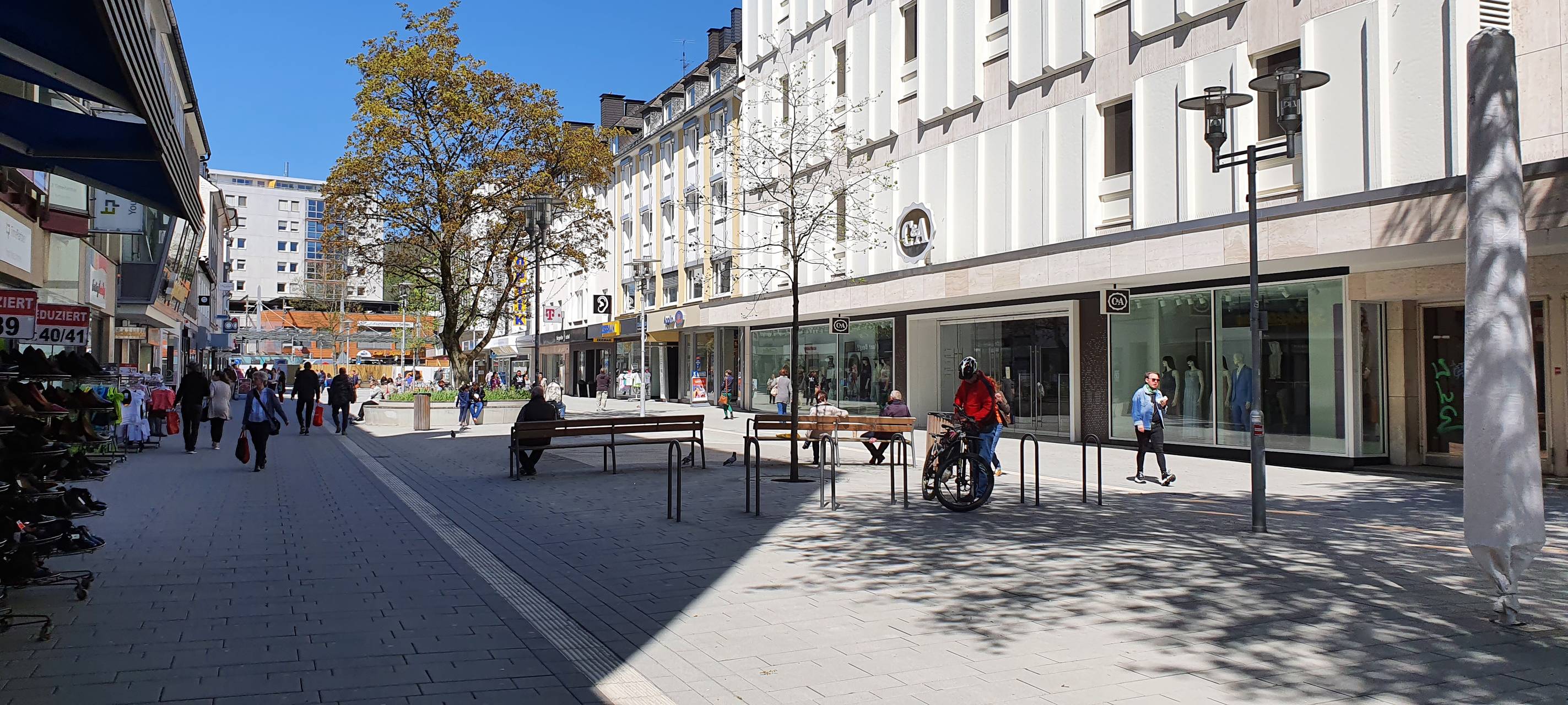 Wieder mehr Betrieb in der Siegener Innenstadt