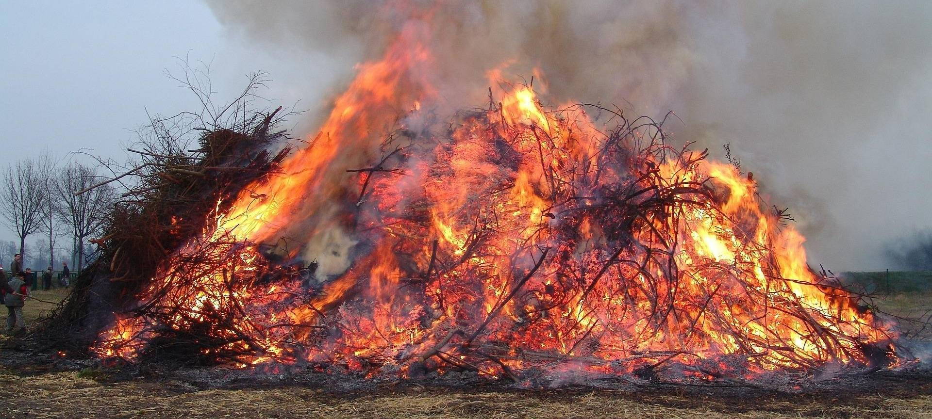 Schweinepest und Osterfeuer