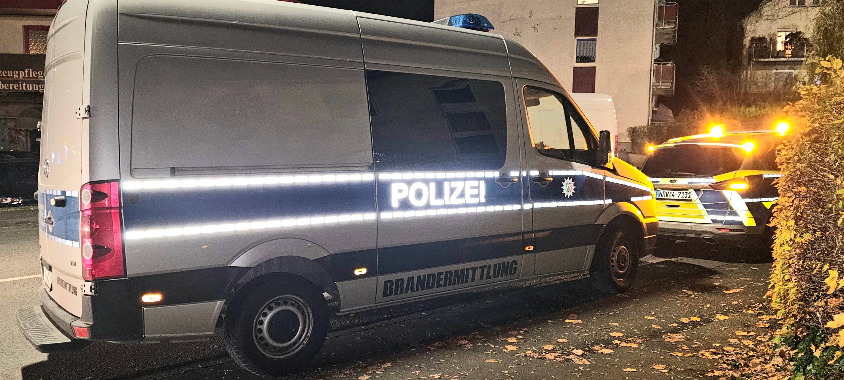 Autobrand: Teile der HTS beschädigt