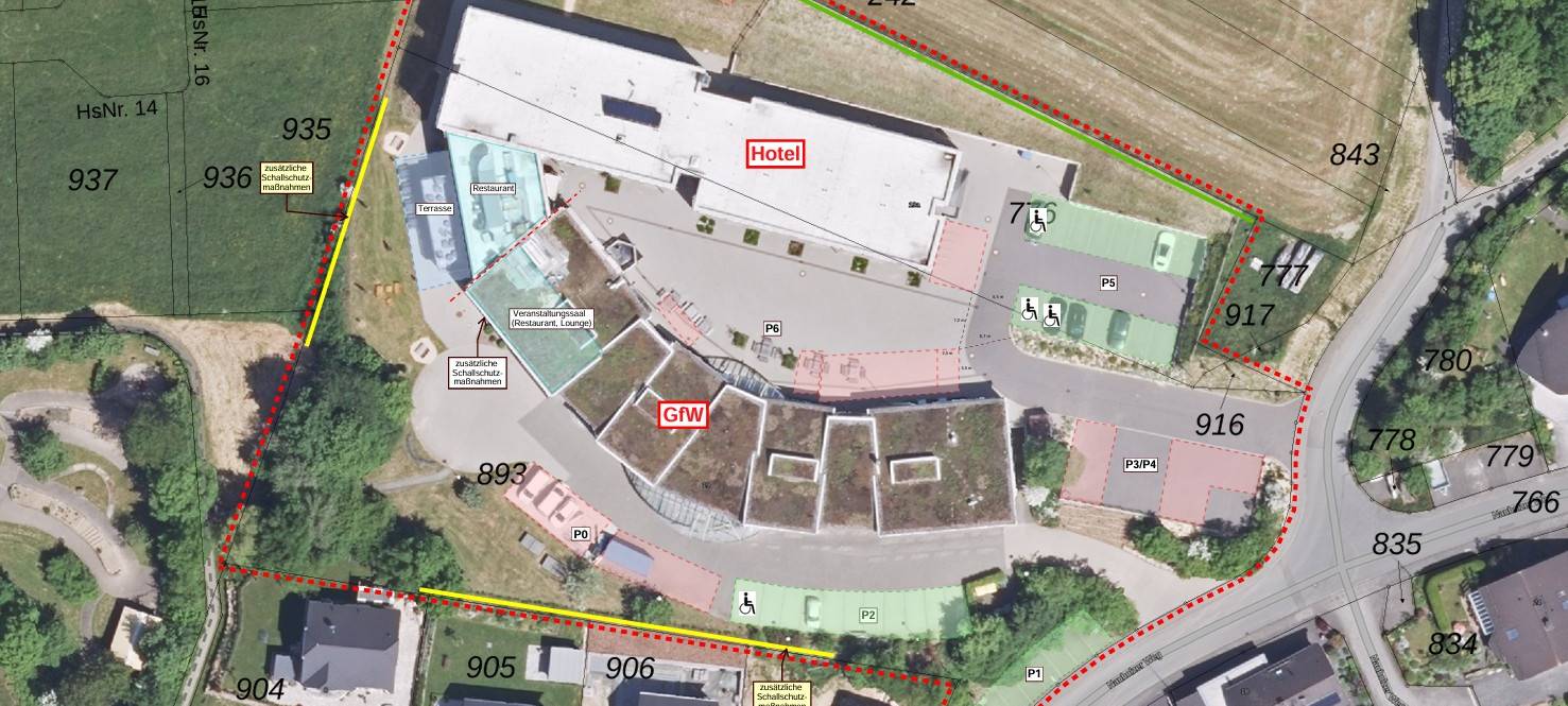 Zusätzlicher Lärmschutz