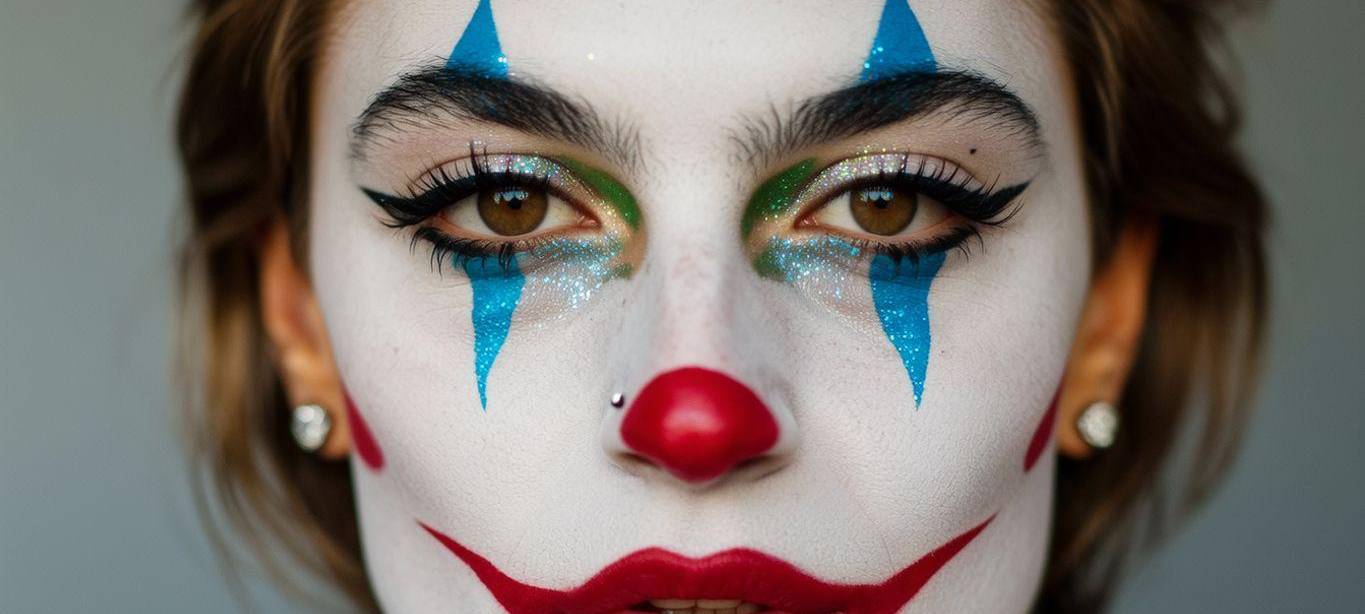 Make-up für Karneval: Clown