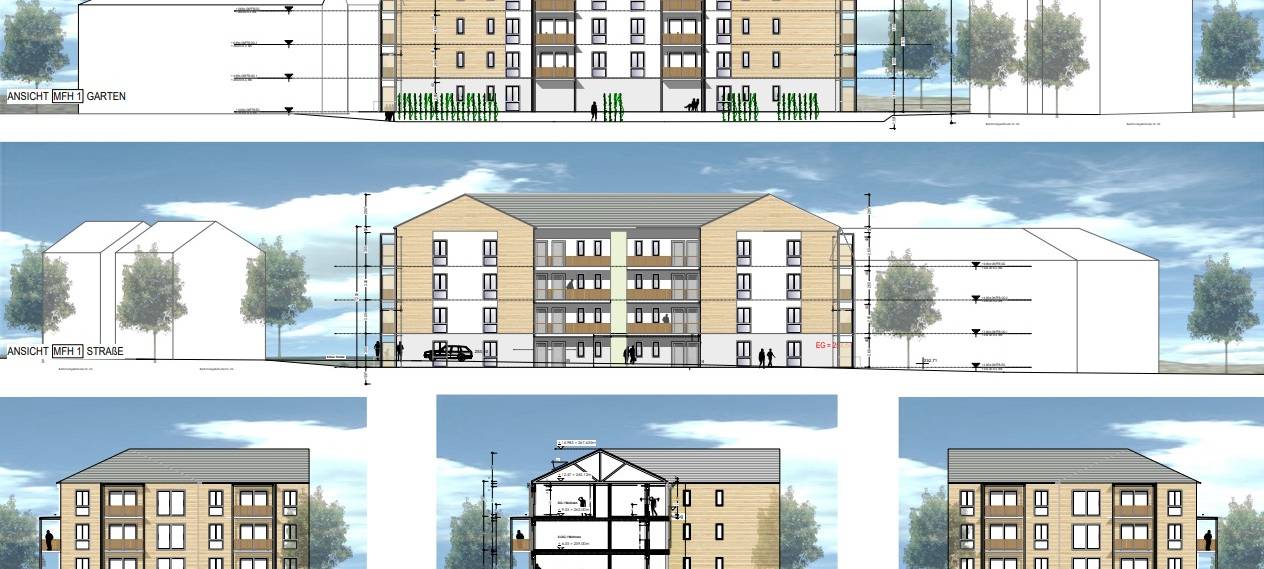 KSG stellt neue Pläne für die Pfarrau in Neunkirchen vor