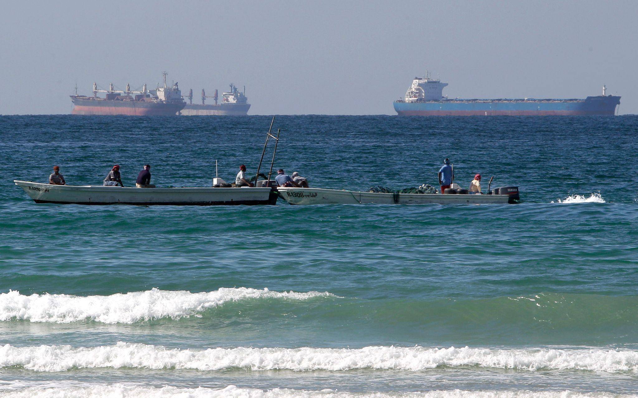 Schiffe in der Straße von Hormus