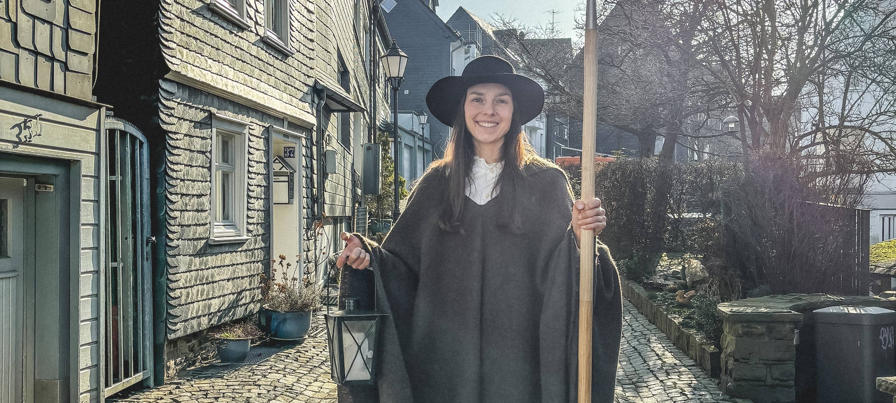 Eine Zeitreise durch Siegens Geschichte: Die Nachtwächterin erzählt