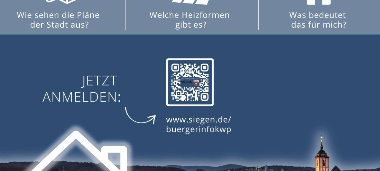 Siegen legt Wärmeplan-Entwurf vor