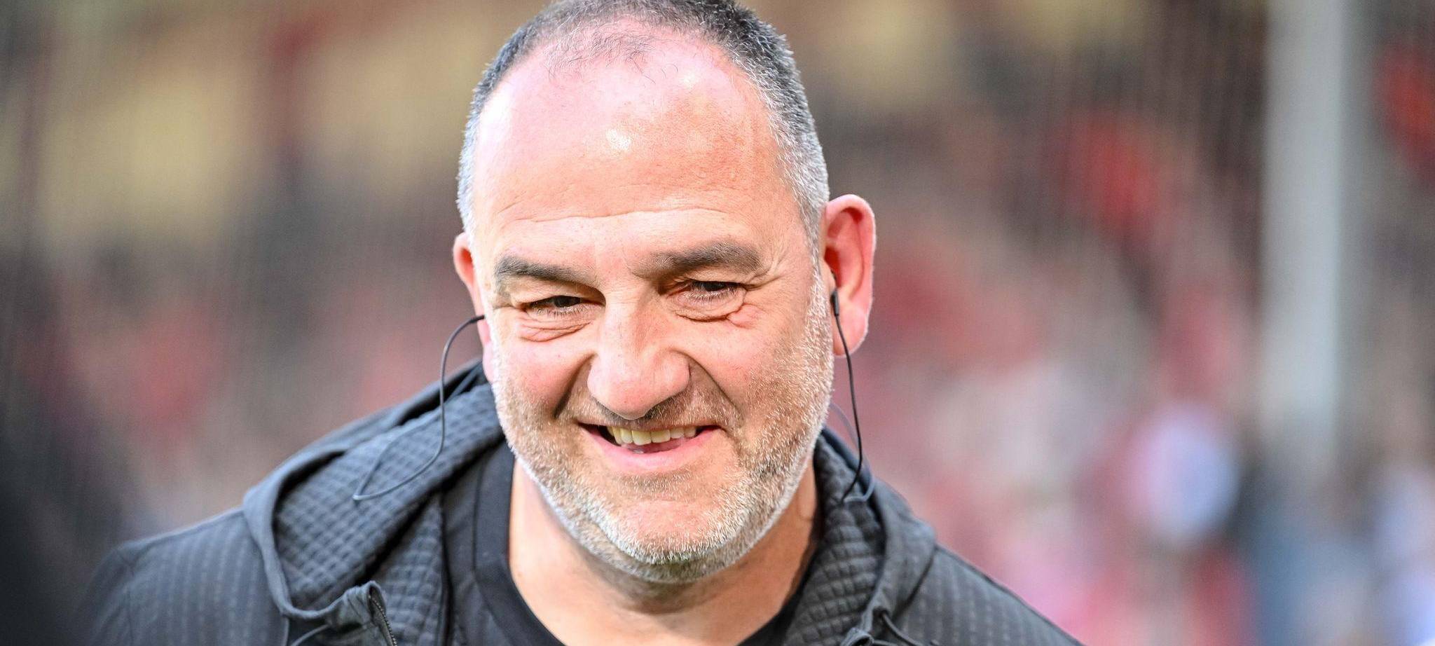 Trainer Frank Schmidt vom 1. FC Heidenheim