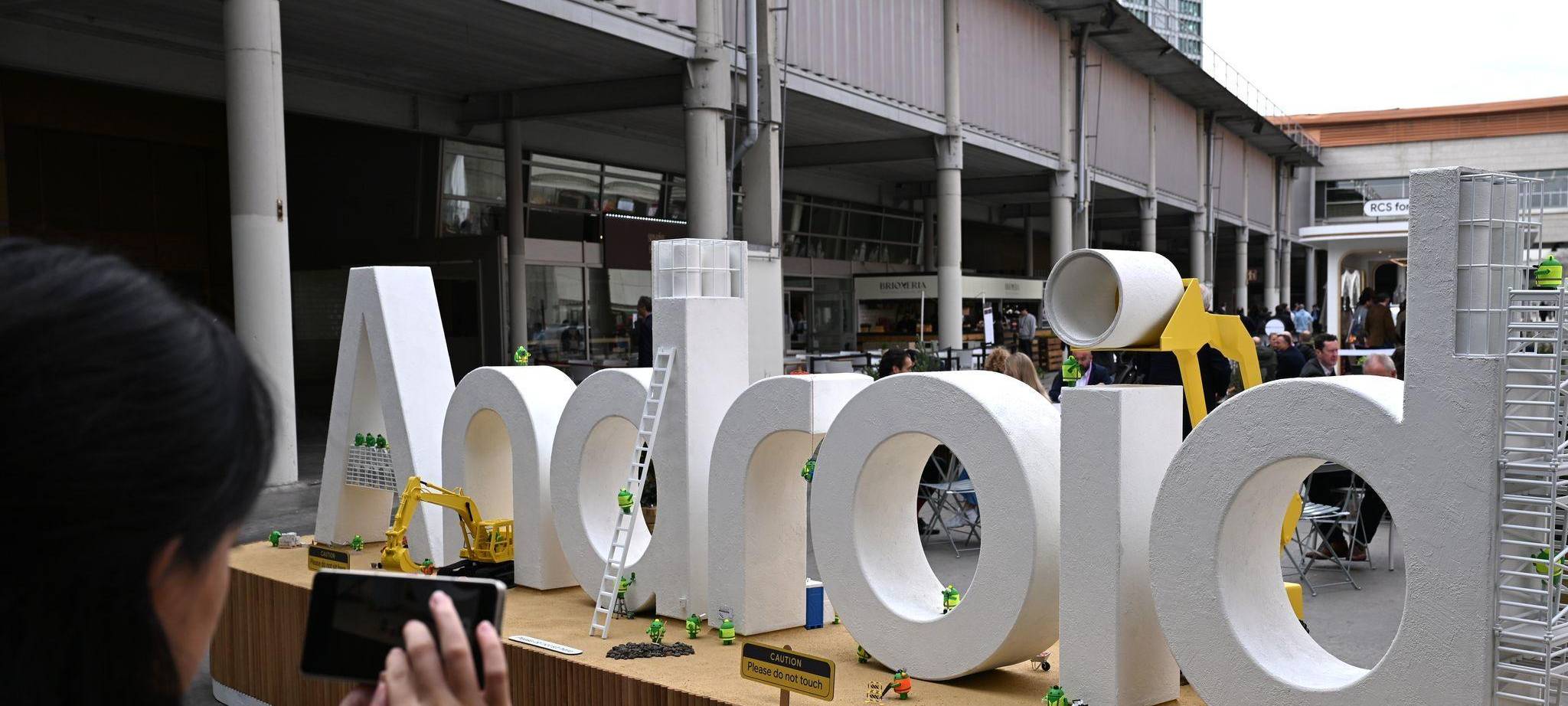Android-Messestand auf dem MWC