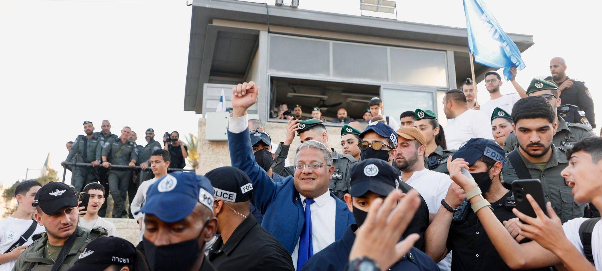 Israels Polizeiminister Ben-Gvir in der Altstadt von Jerusalem
