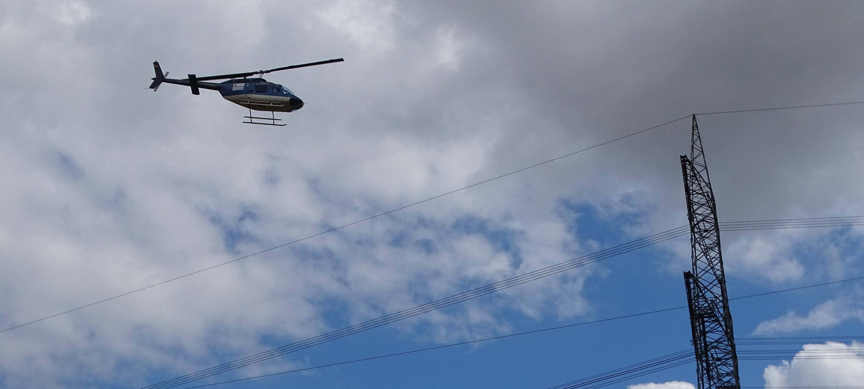 Helikopter über Siegerland
