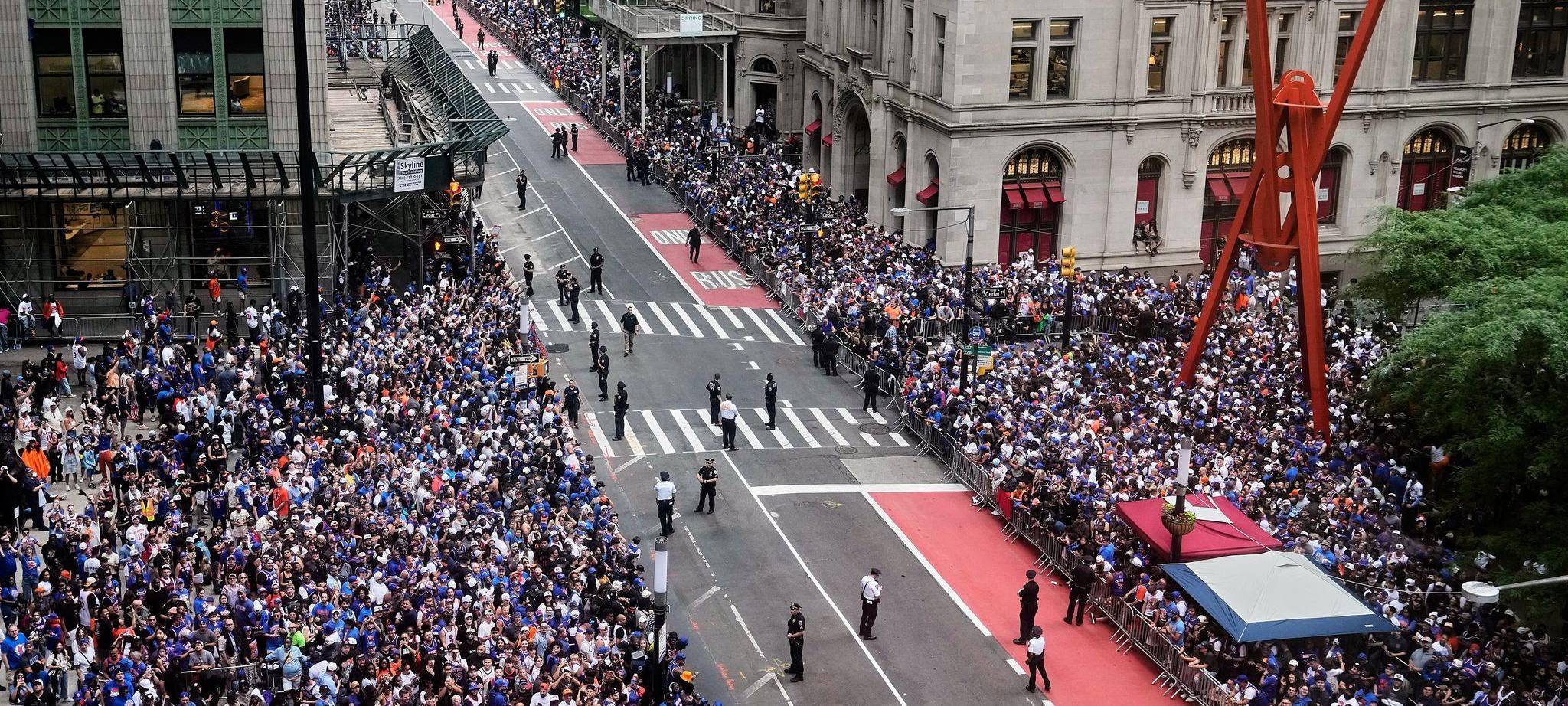 Knicks - Meisterschaftsparade in New York