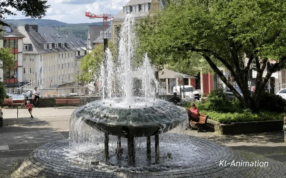 Kleine Spenden helfen großem Brunnen in Siegen