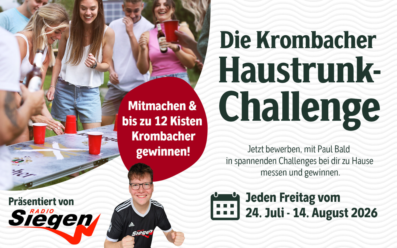 Die Krombacher Haustrunk-Challenge 2026
